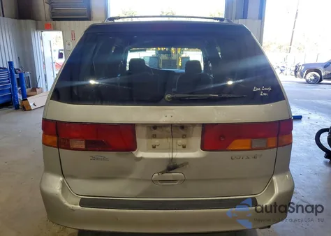 2002 Honda Odyssey Ex z USA, uszkodzony, nr VIN 2HKRL18662H538169